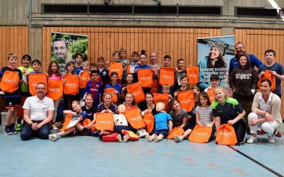 35 Handball-Kids beim Kinder-Notfallseminar der VIACTIV