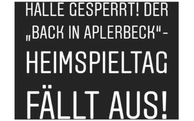 Es tropft von der Decke: Kompletter Heimspieltag der Handballer fällt aus