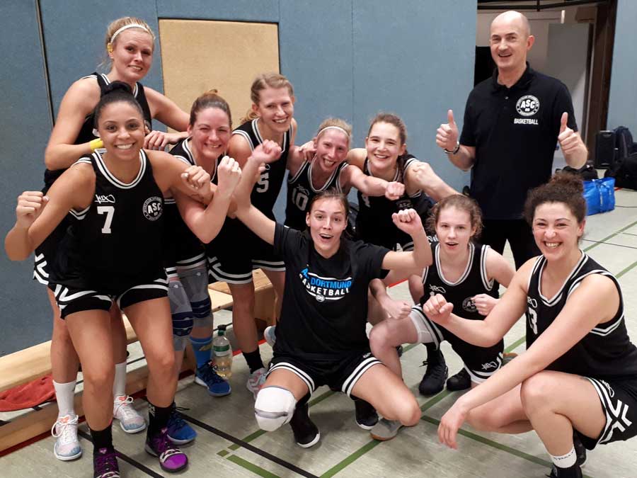 ASC 09 Basketball: Das Glück erkämpft – Damen 1 siegen in Münster