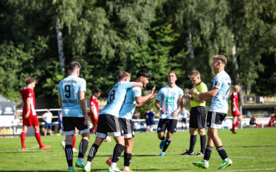 Starke 2. Hälfte beschert Oberliga-Fußballern 5:2-Sieg zum Heimauftakt