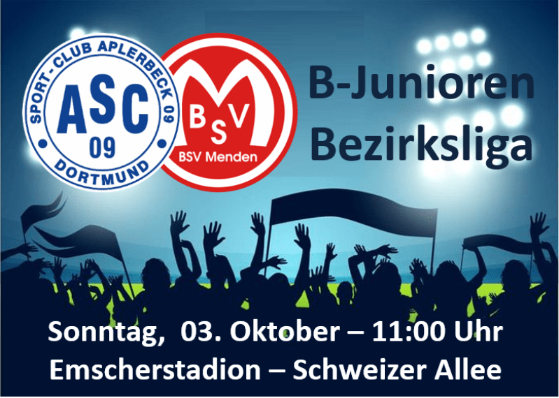 Bezirksliga -Spitzenspiel – B1-Junioren empfangen den BSV Menden