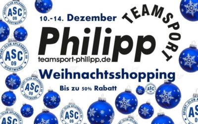 Weihnachtsshopping mit Teamsport Philipp vom 10-14. Dezember