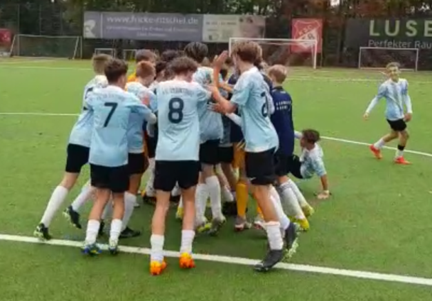 Starker Jugendfußball in der Kobbendelle – C2 Junioren gewinnen Spitzenspiel deutlich