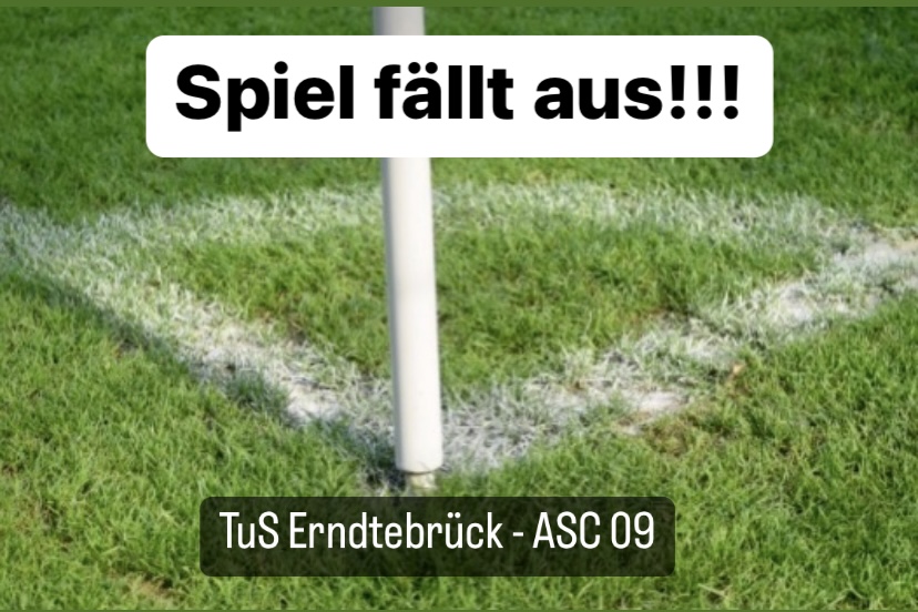 Platz gefroren: Oberliga-Spiel des ASC 09 in Erndtebrück fällt aus!