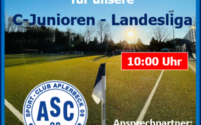 Sichtungstraining am 01. April – C-Junioren Landesliga