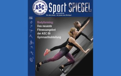44 Seiten Infos, News & Stories: Der neue »ASC 09 Sport-Spiegel« ist da