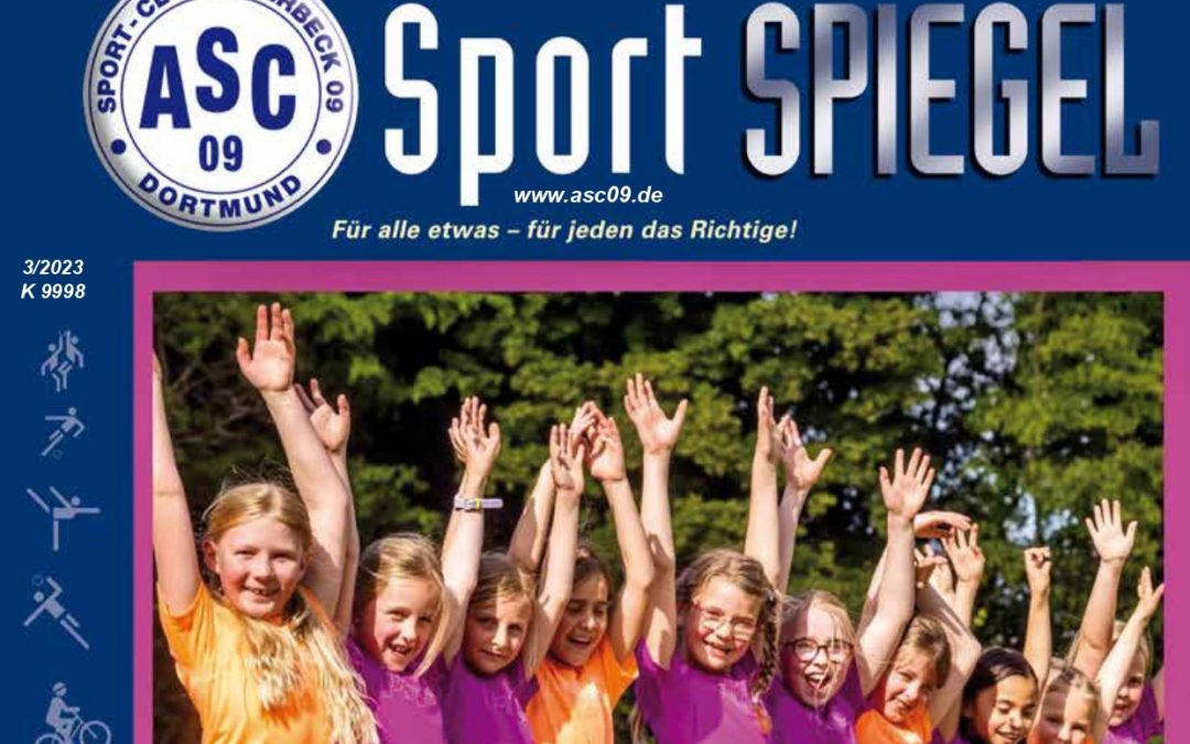 48 Seiten News, Service & Stories: Der neue »ASC 09 SPORT-SPIEGEL« ist online!