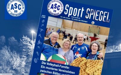 40 Seiten Infos, News & Stories: Der neue »ASC 09 SPORT-SPIEGEL ist online!