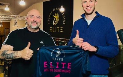 Das Handballtrikot mit der Nr. 1 für Dortmunds Indoorsportspark Nr. 1