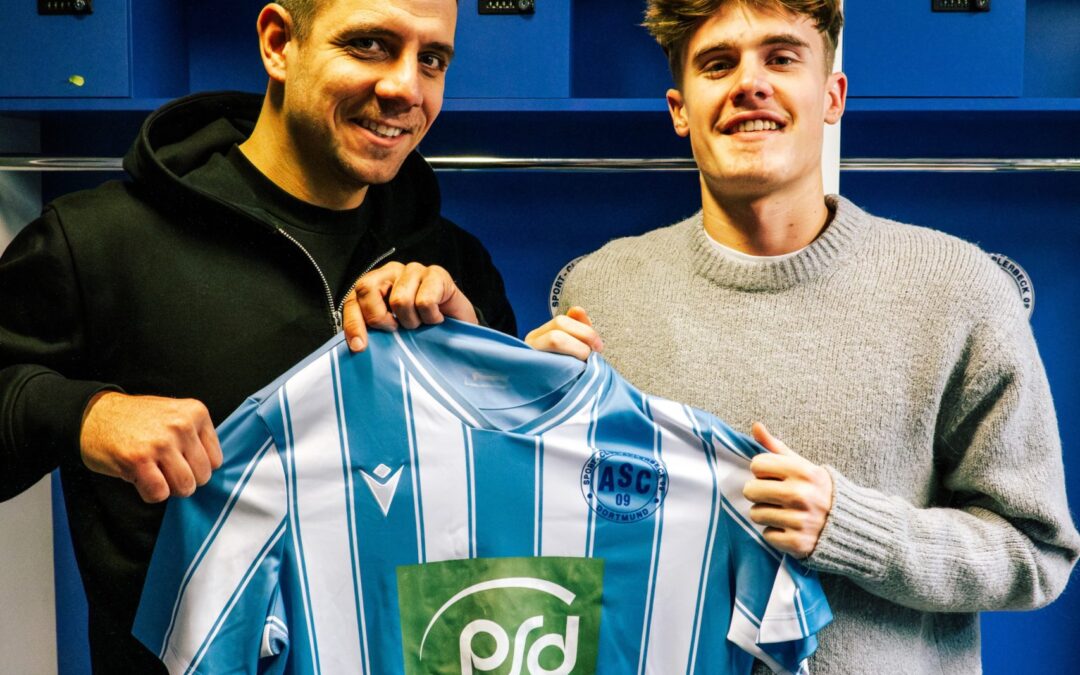 Luis Kehl verlängert beim ASC 09 Dortmund: Mittelfeld-Talent bleibt bis 2027