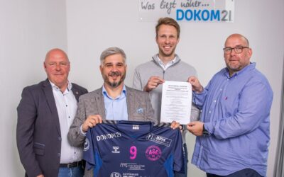 Fokus auf dem Nachwuchs: DOKOM21 verlängert und erweitert Kooperation mit ASC 09-Handballern!