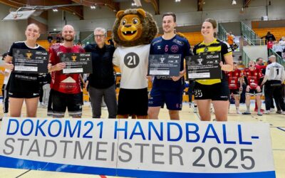 DOKOM21-Stadtmeisterschaft: Herren 1 erst im Endspiel, Damen 2 eine Sekunde vor dem Finale gestoppt