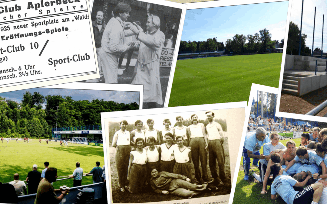 Vergangenheit trifft Gegenwart: Fußballer feiern „100 Jahre Waldstadion“ und Oberliga-Topspiel