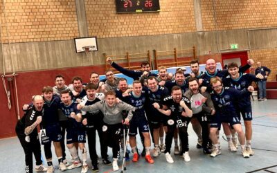 Handball: Herren 1 feiern Pflichtsieg gegen Siegen – Herren 2 fighten Spitzenreiter Arnsberg mit 27:26 nieder!