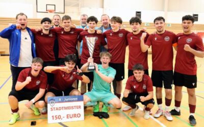 Glückwunsch, Jungs! A-Jugend des ASC 09 feiert Titelgewinn bei der Hallen-Stadtmeisterschaft