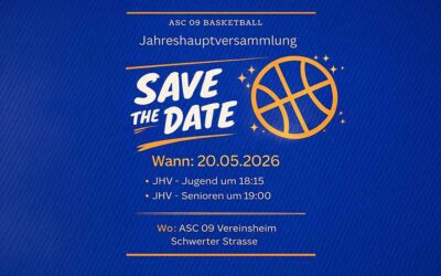 Jahreshauptversammlung von ASC 09 Dortmund Basketball