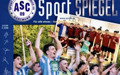 40 Seiten News, Stories und Fotos: Der neue »ASC 09 SPORT-SPIEGEL« ist online!