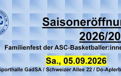 Basketball Saisoneröffnung 2026/2027